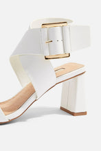 Load image into Gallery viewer, TOP SHOP - WHITE LEATHER SANDALS
