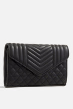 Load image into Gallery viewer, TOPSHOP - QUILTED SOFT FAUX LEATHER CLUTCH